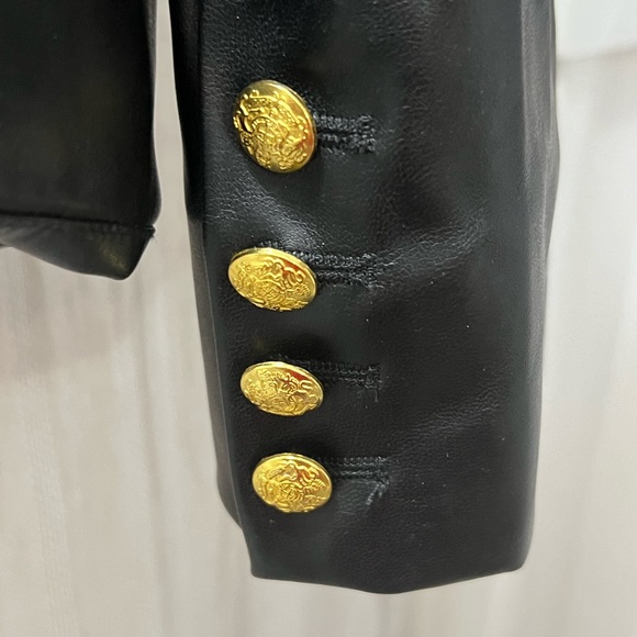 Anthropologie Nico Faux Leather Blazer - Picture 10 of 14